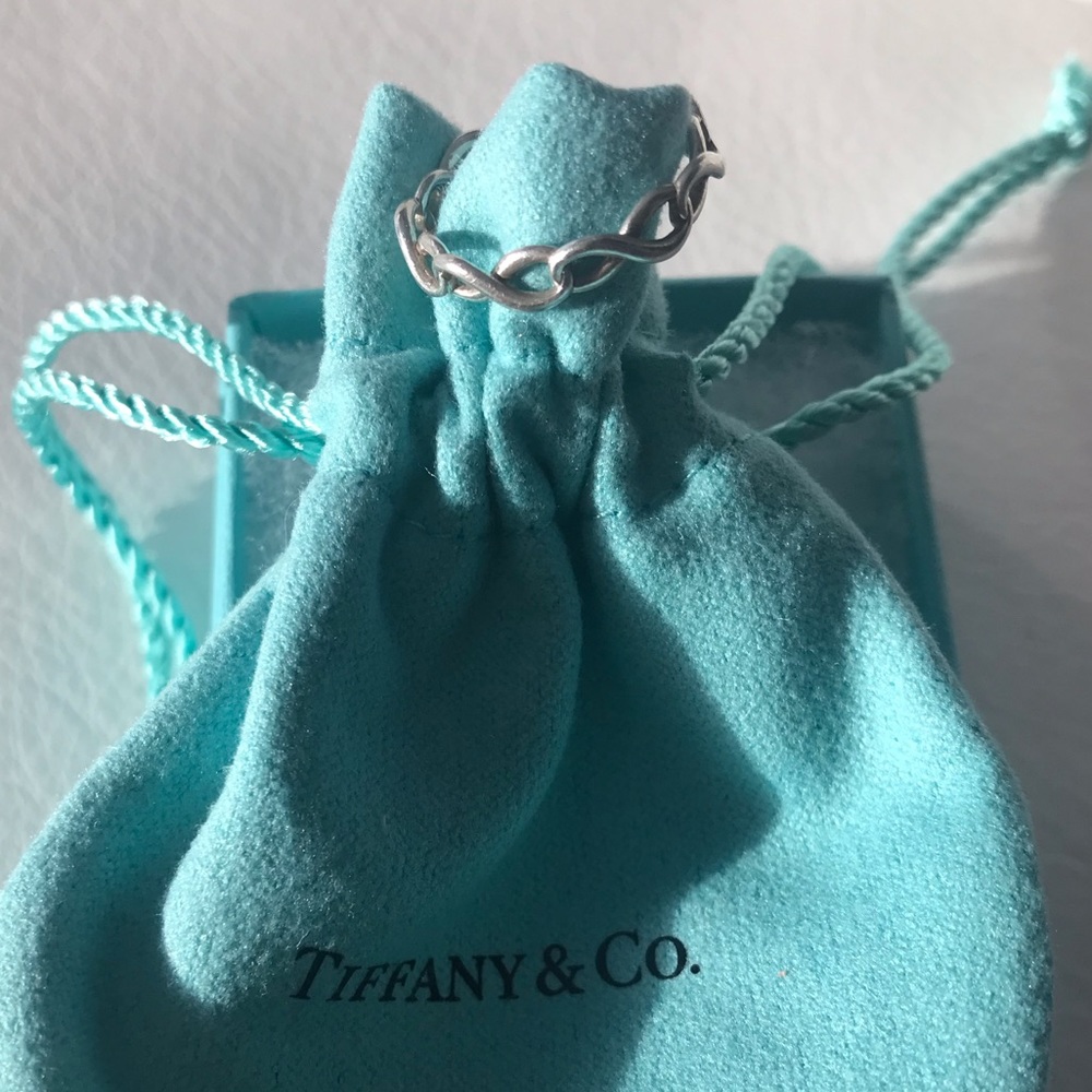 Authentic Tiffany & Co Infinity Sterling Ring